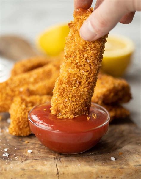 Homemade Fish Fingers .